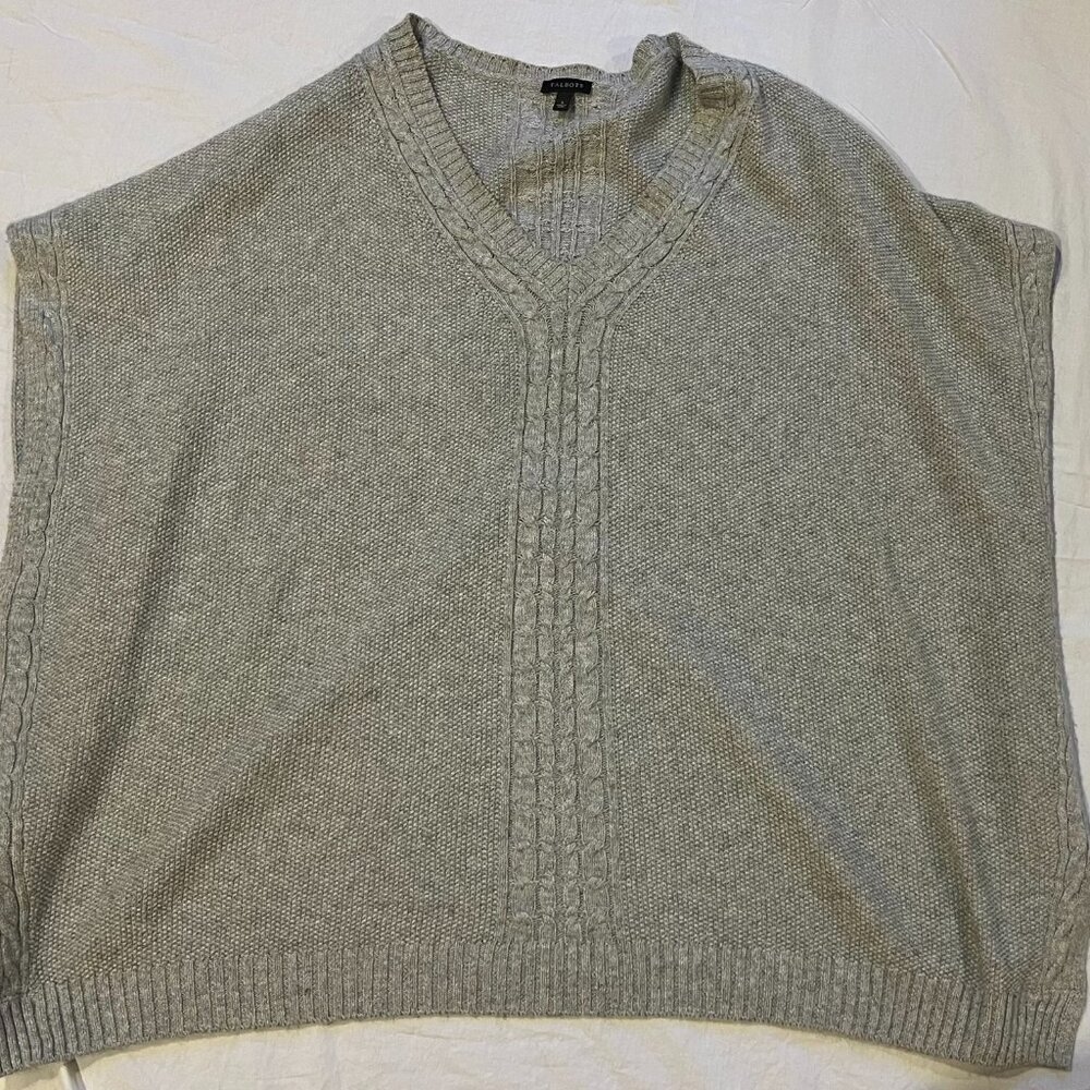 Talbots oversized sweater/poncho